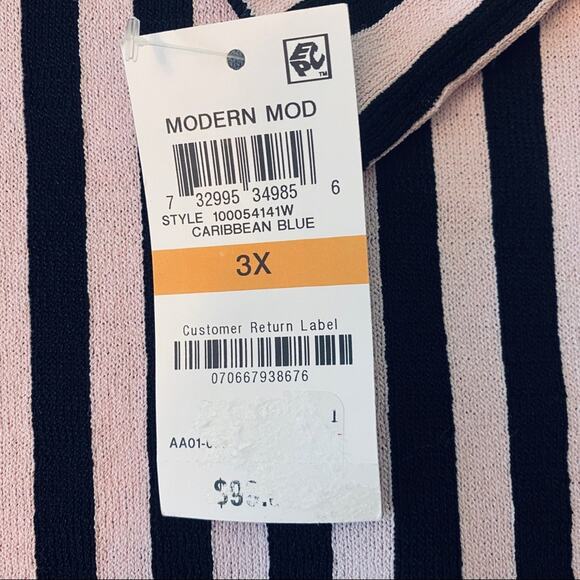 INC International Concepts Blue Ombre Long sleeve - Picture 6 of 7